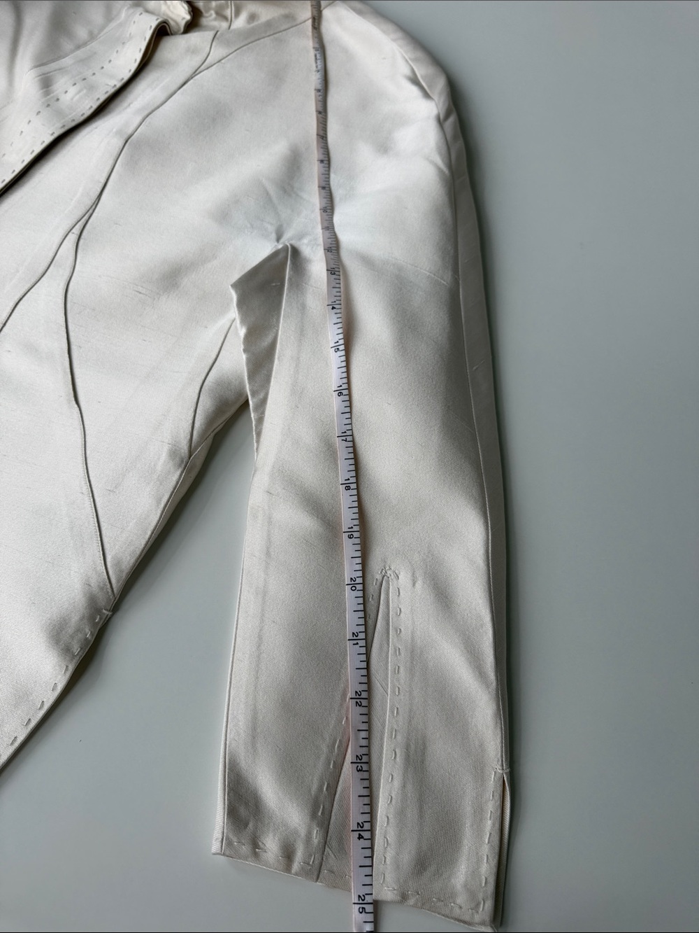 Chado Ralph Rucci Cream Structured Tunic - Picture 7 of 13